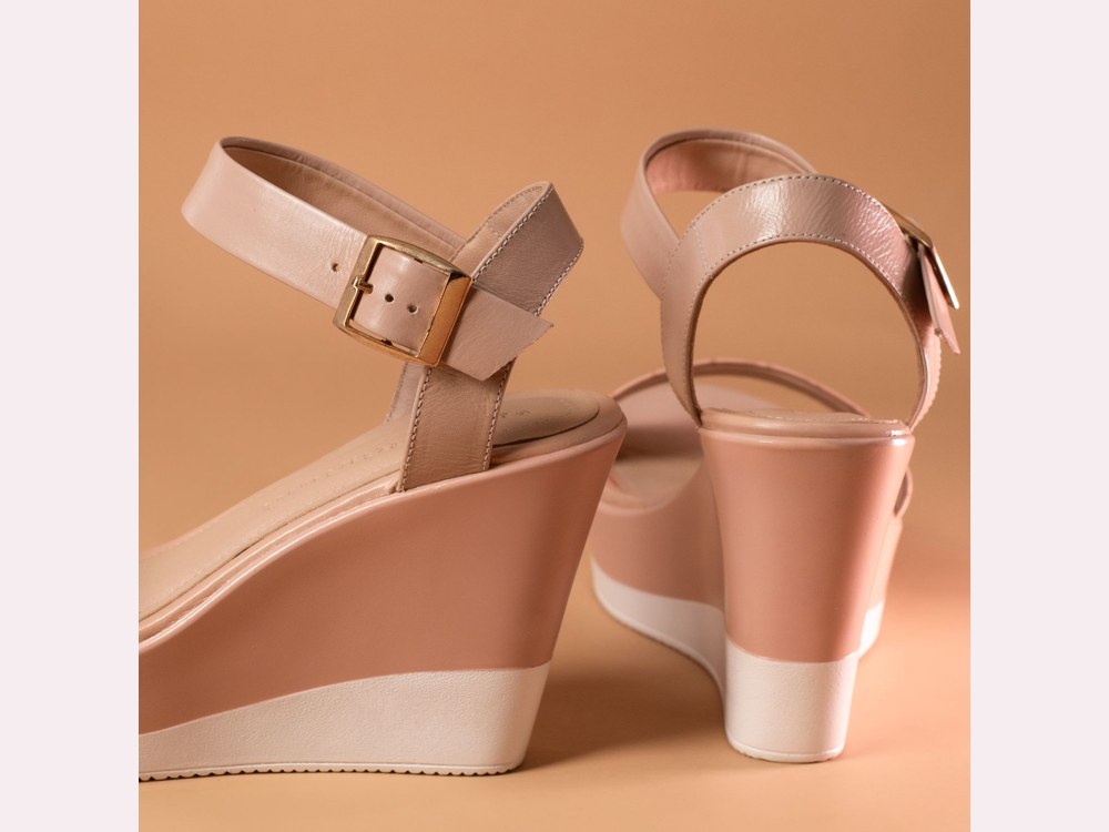 Sandalias Plataforma Nude